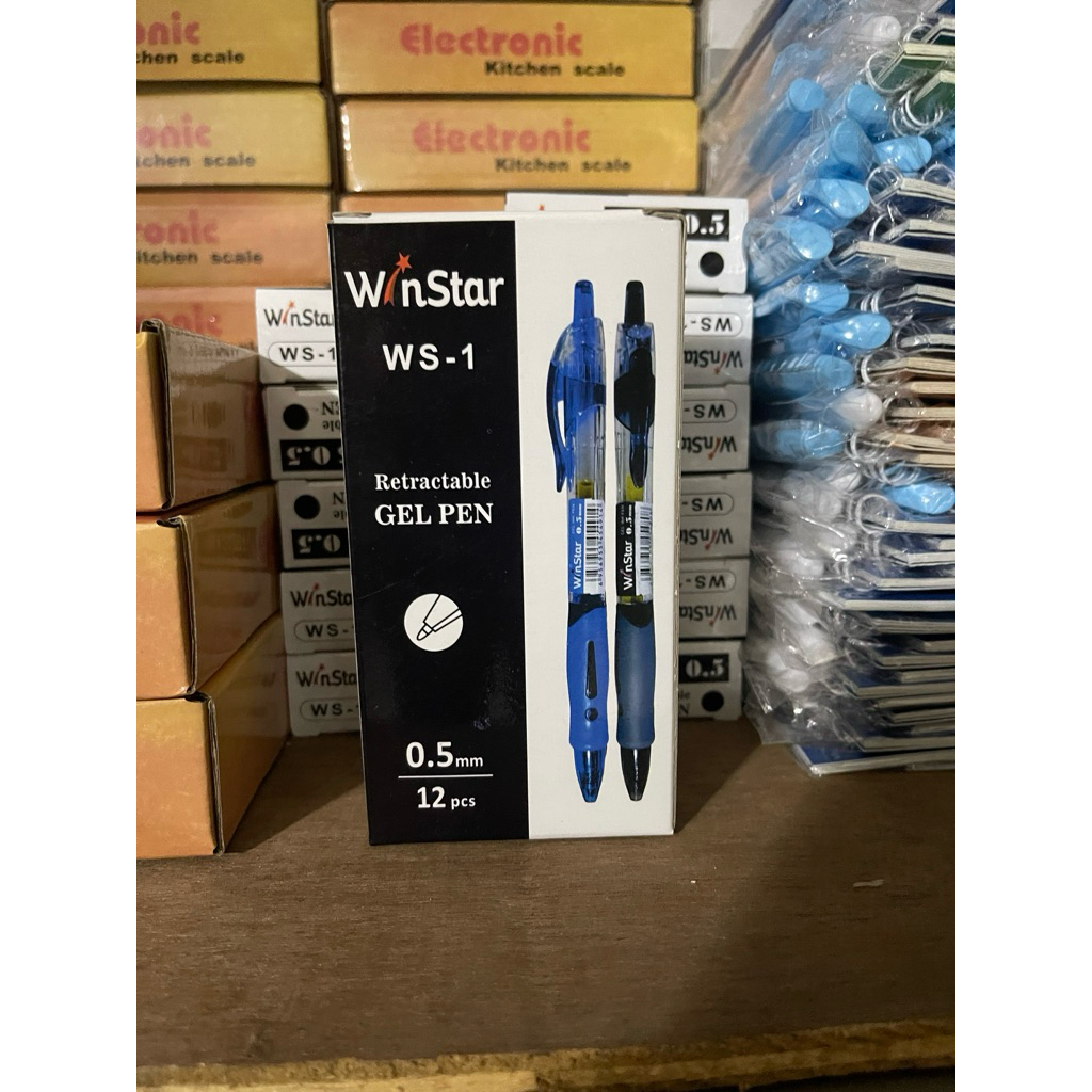 

1 Pack isi 12 Pulpen Gel 0,5/Pulpen Gel Murah/Pena Tulis