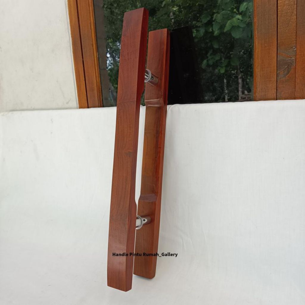 Gagang Pintu Tarikan Pintu Kaca Handle Pintu Rumah Kayu Jati Premium