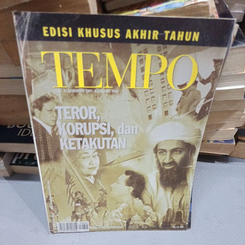 Majalah tempo Edisi Khusus Akhir tahun Teror Korupsi Dan ketakutan Original Preloved