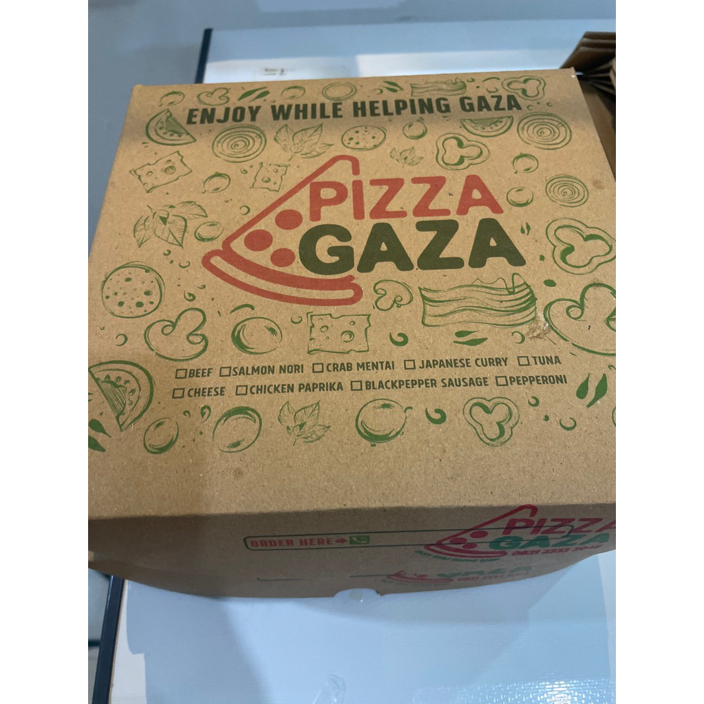 

kardus kemasan pizza gaza