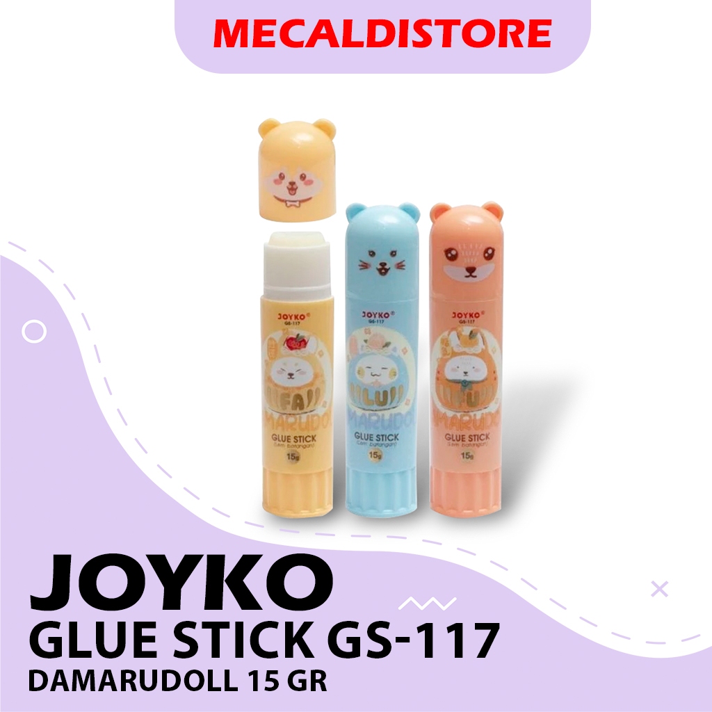 

(1 PCS) LEM STICK / GLUE STICK JOYKO GS-117 DAMARUDOLL /LEM BATANG 15GR