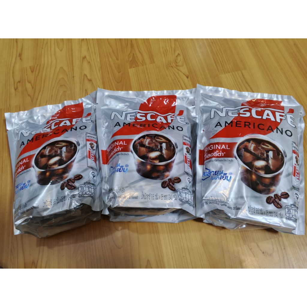 

Nescafe Americano Original. 1 pak isi 25 sachet. Halal