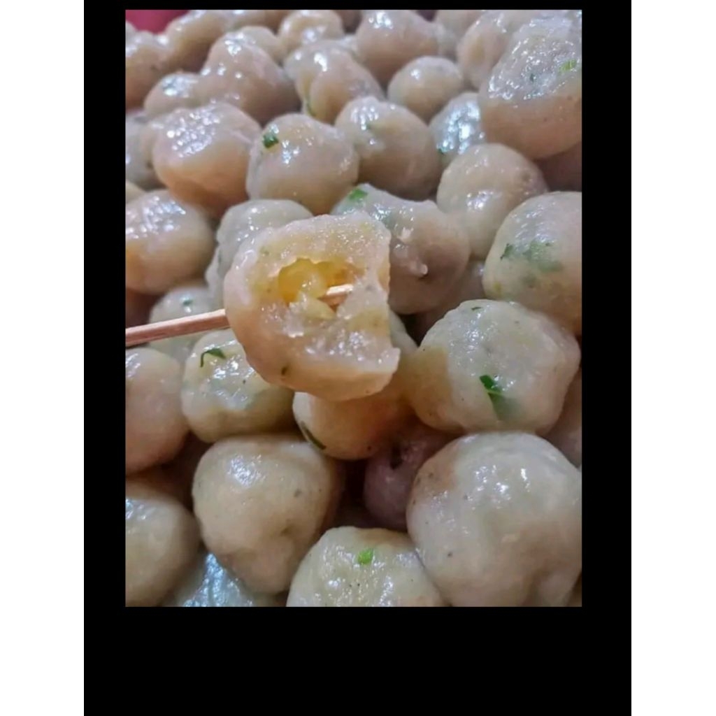 

Baso Aci Gajih Isi 100 pcs Plus Bumbu Chili Oli.