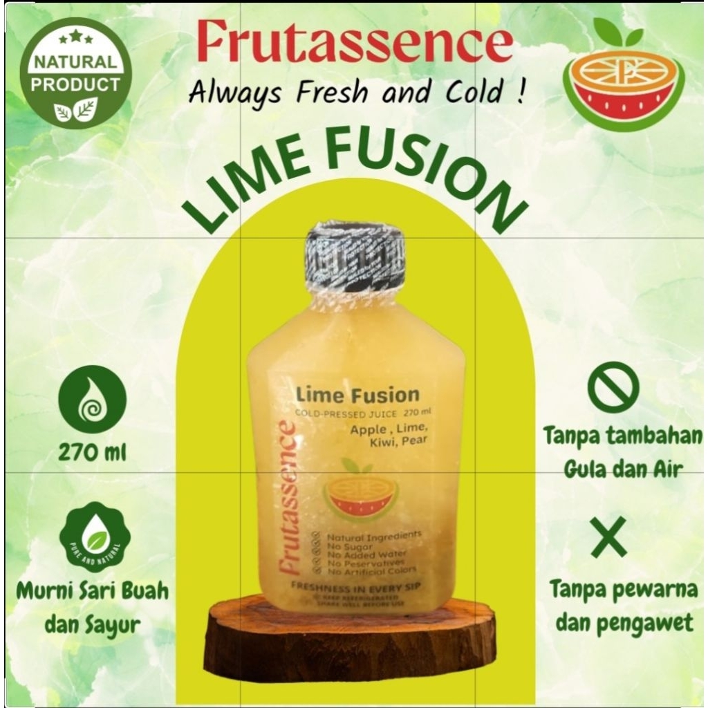 

Lime Fusion - Kiwi, Apel, Pear, Lime