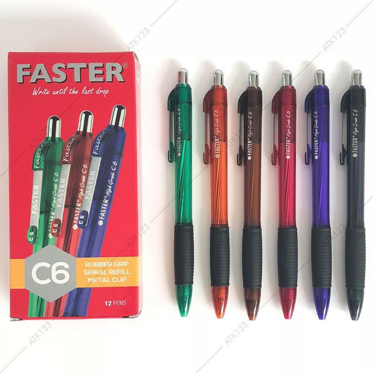 

KODE L83G Pen Faster C 6 Harga Tertera Selusin Isi 12pcs