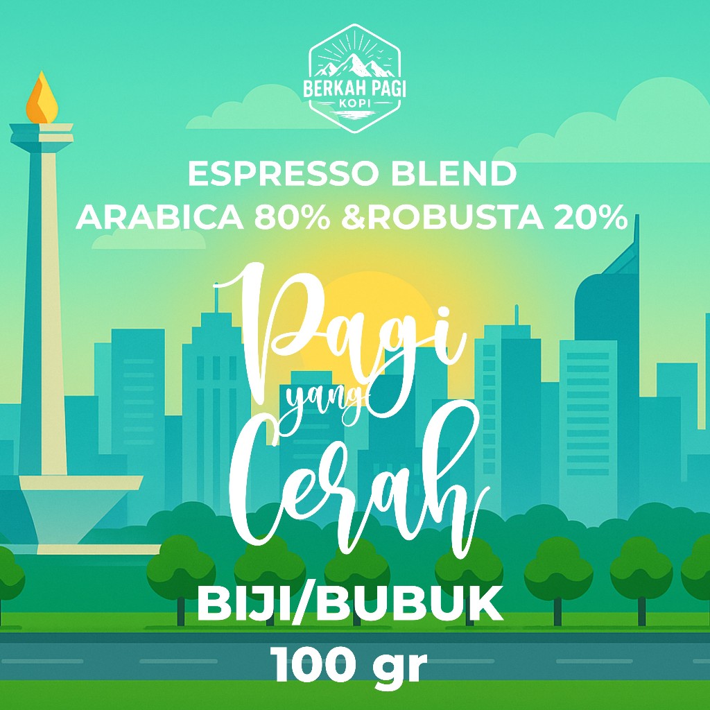 

Biji Kopi Espresso Blend Pagi yang Cerah- 100 gr