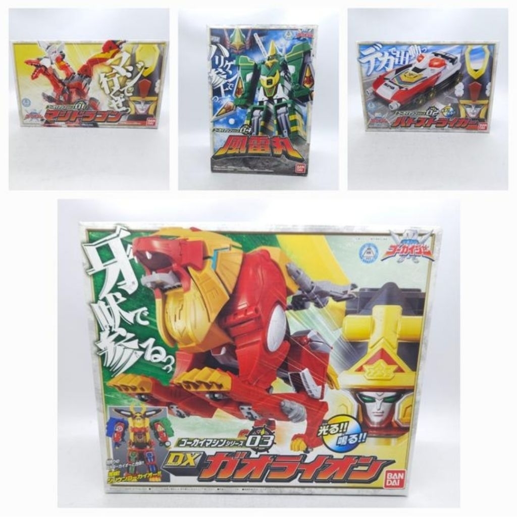 dx megazord gokaiger gokai machine 01 02 03 04 magi dragon patstriker gaolion fuuraimaru for gokai o