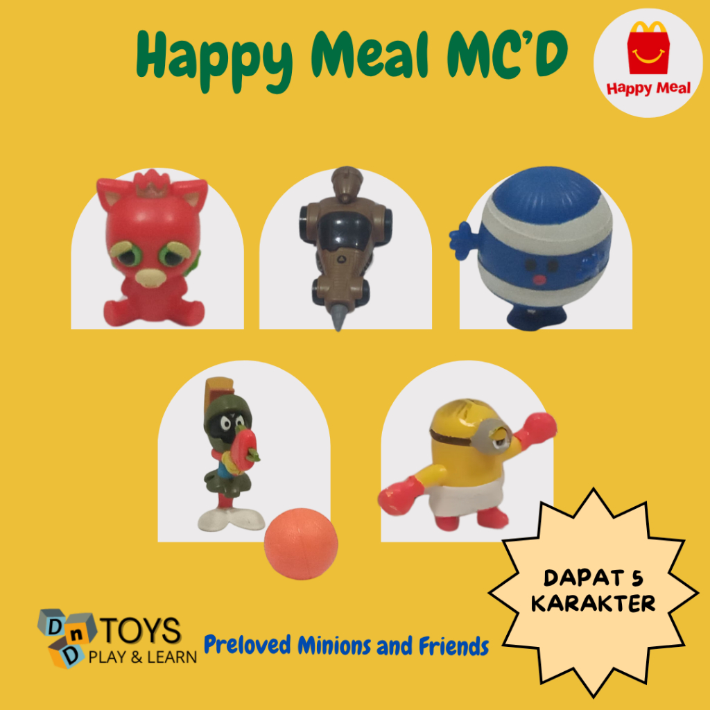 Mainan Anak Figure Figur Set Minion Minions and Friends Robot Mobil Lucu Plastik