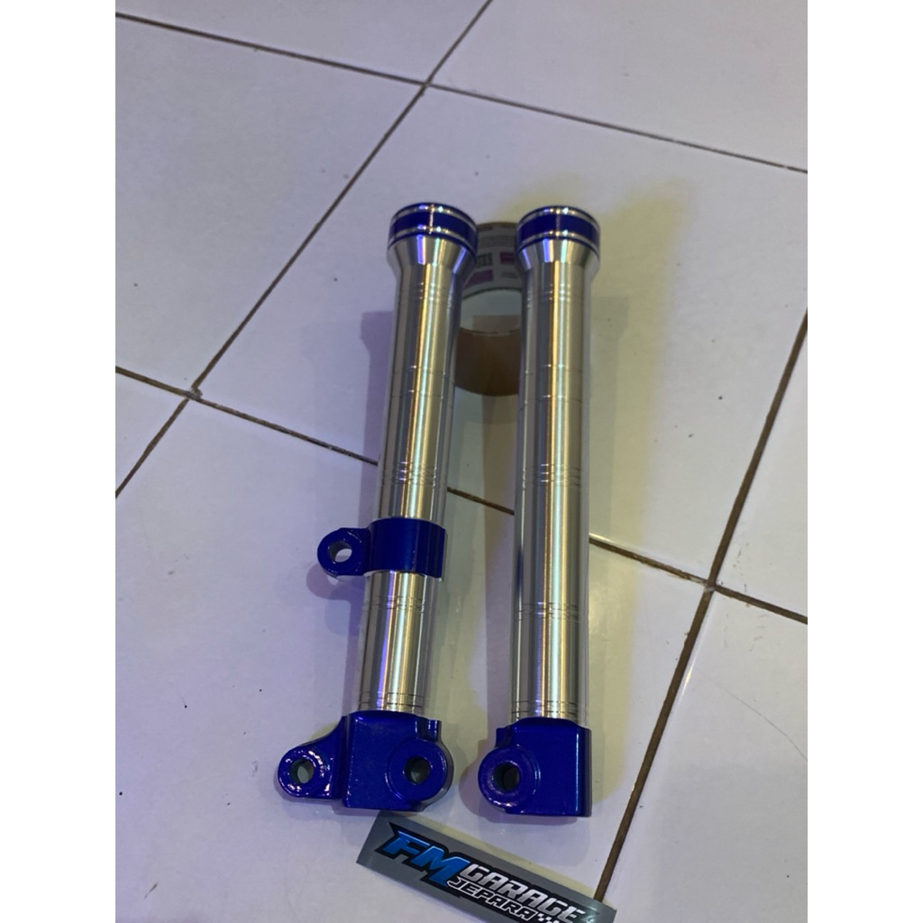 bottom tabung shok depan mio original bubut costom garis kinclong