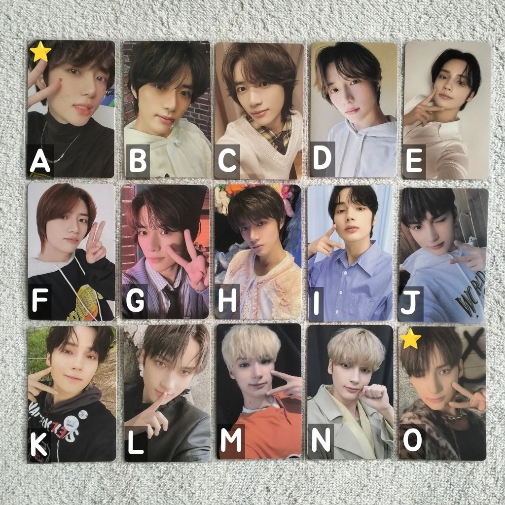 RST Photocard pc official txt beomgyu hueningkai chikai freefall temptation pob benefit ld r decokit