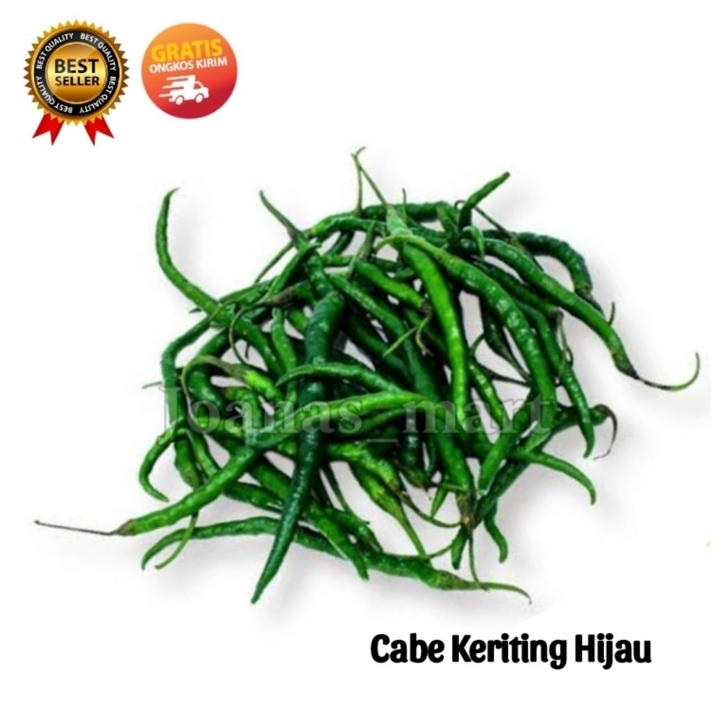 

Cabe Keriting Hijau Bandung 1 kg