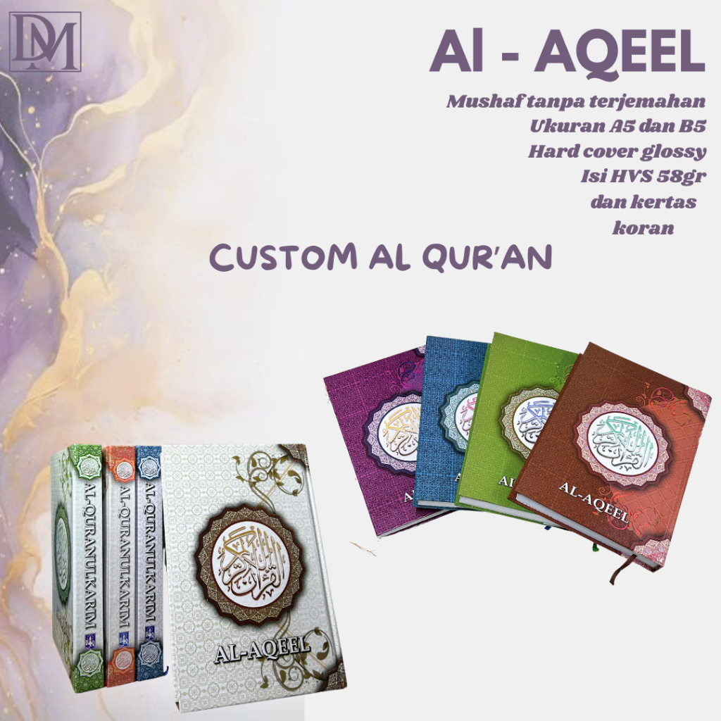 AL QURAN CUSTOM NAMA FOTO DI COVER SISIPAN ACARA TASYAKUR TAHLIL YASIN (BANDUNG)