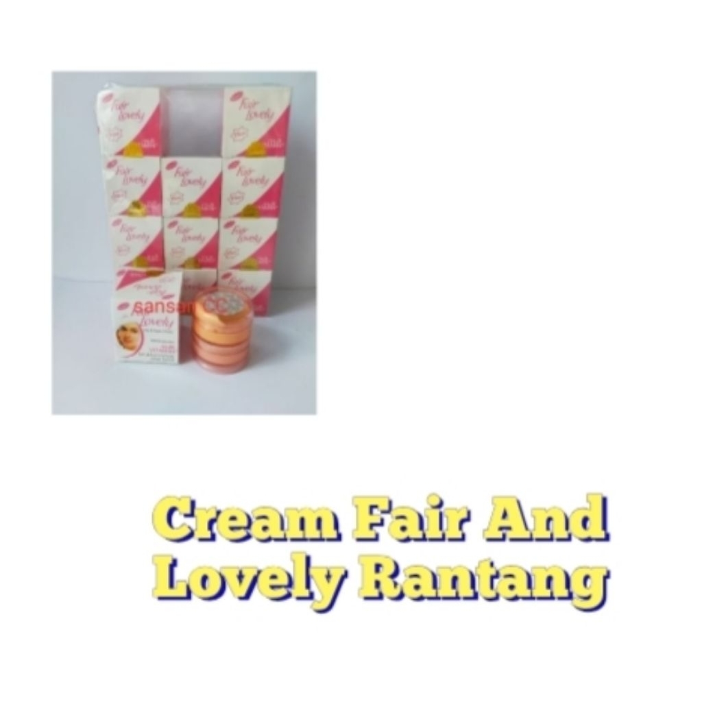 Cream Fair And Lovely Siang Malam
