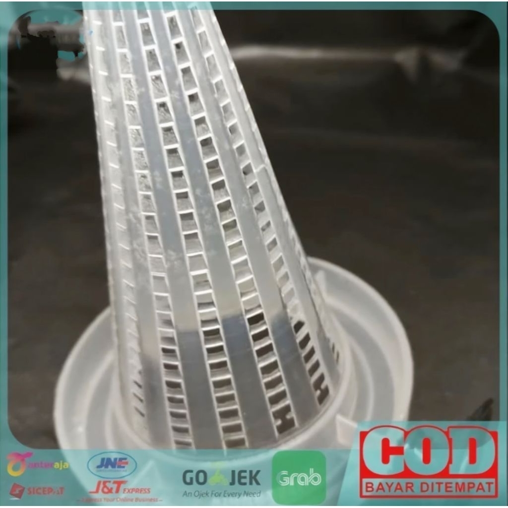 Corong Cacing Beku Sutra / Tempat Makan Cacing Sutera 10 cm-