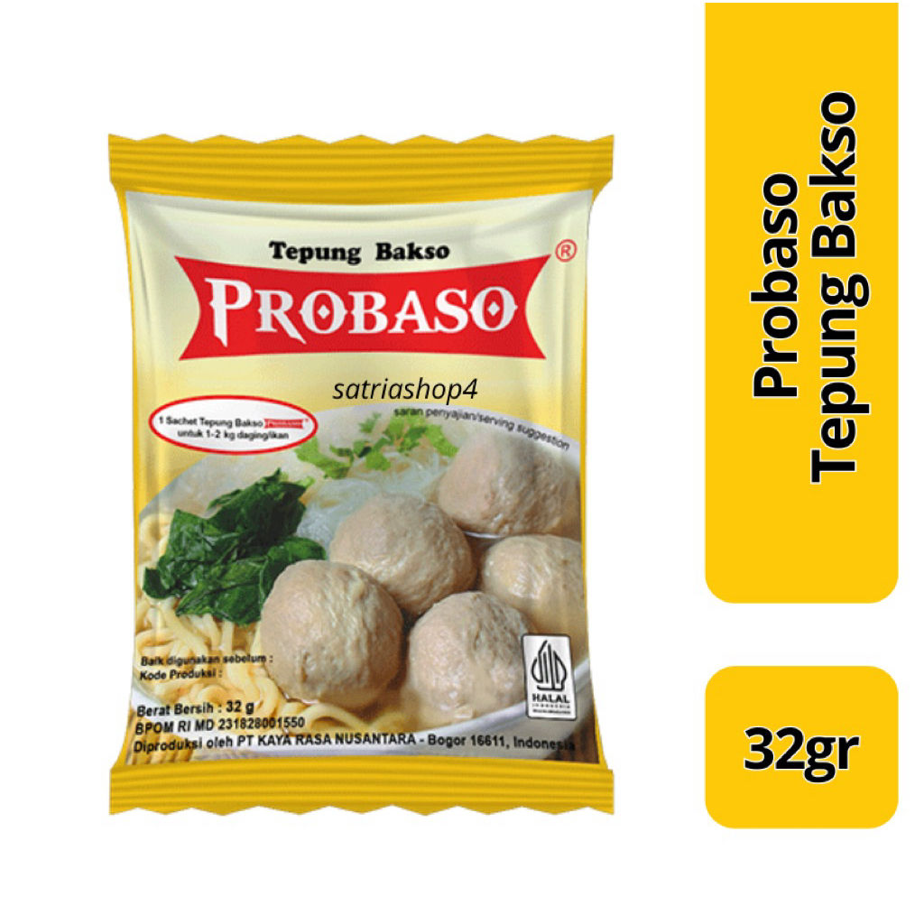 

Probaso" Tepung Bakso 32gr.