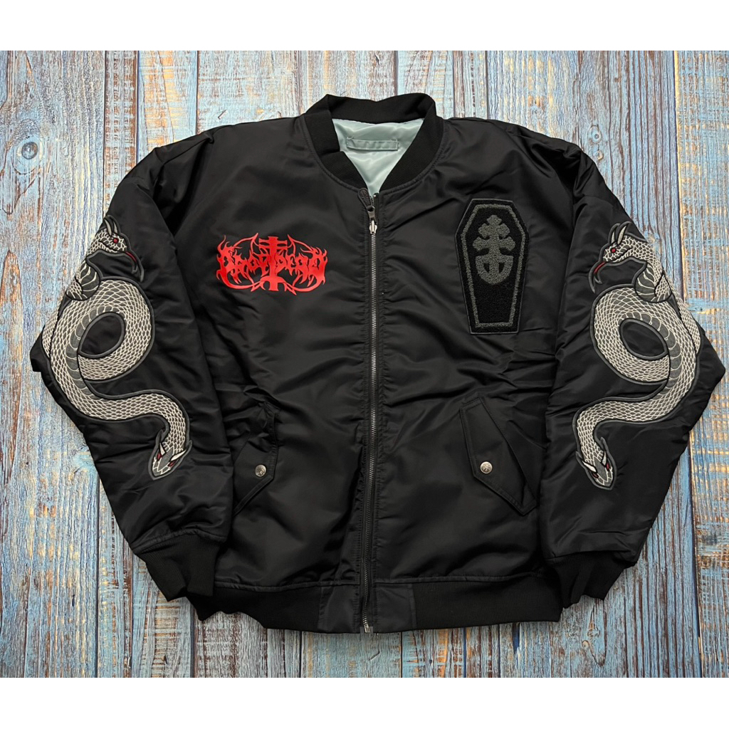 Jaket Bomber Jacket Dropdead Drop Dead - MYTHA Official Merchandise