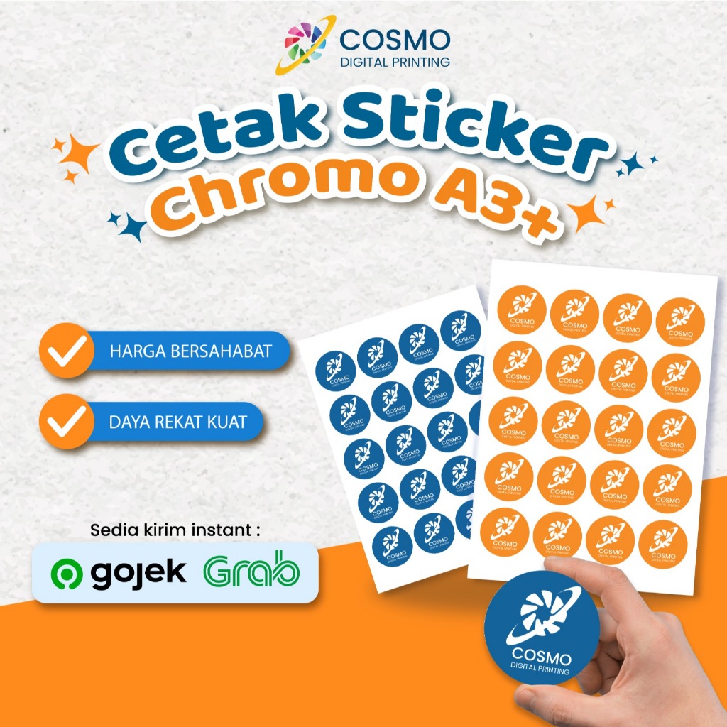 

Cetak Sticker Chromo A3+ - Cetak Sticker Label - CETAK KILAT 1 HARI JADI
