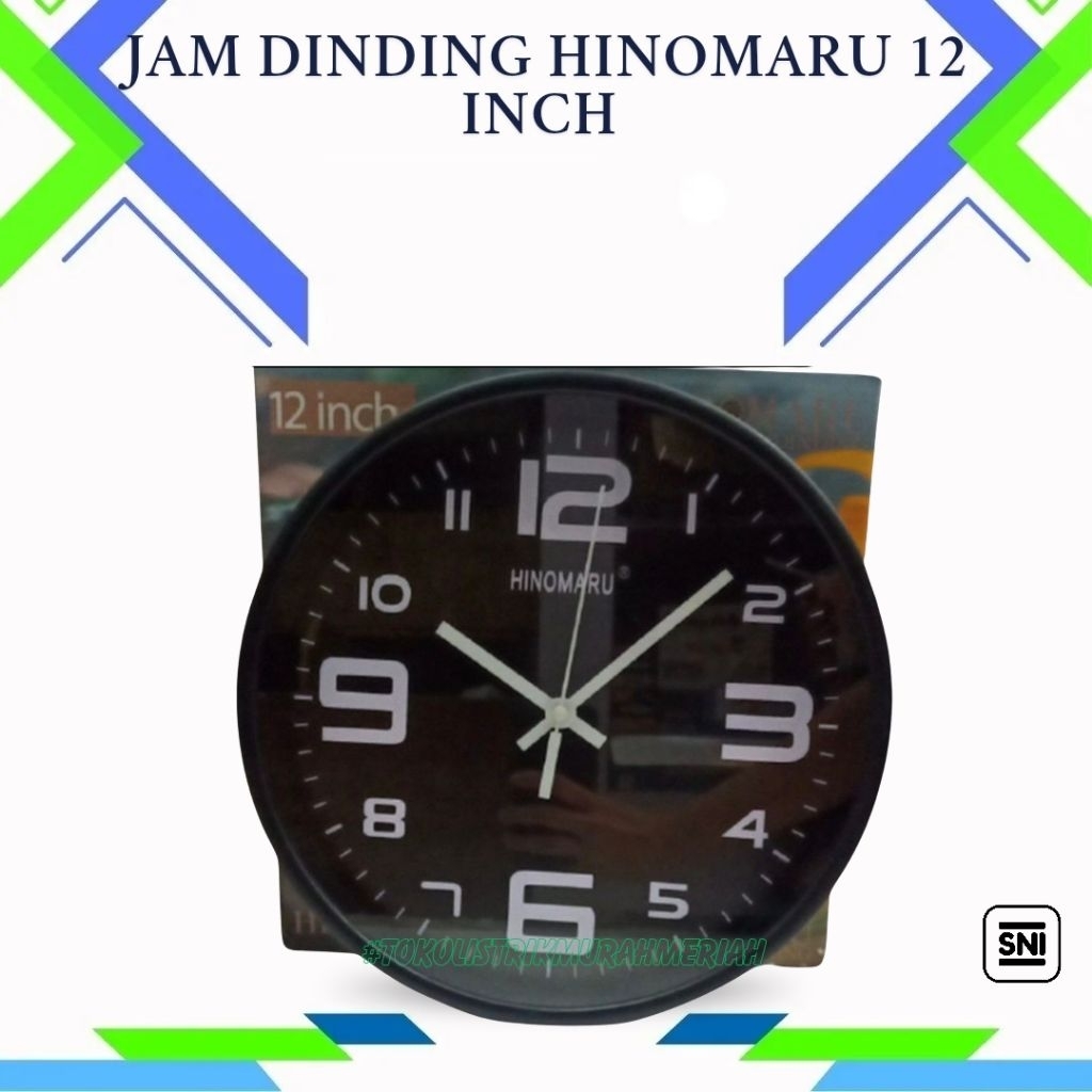 JAM DINDING HINOMARU 12" TYPE572D3 /JAM DINDING HINOMARU 12" TYPE 571D3 / JAM DINDING HINOMARU 30CM