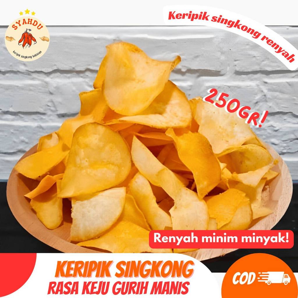 

Keripik Singkong keju renyah 250gram/ keripik singkong renyah murah/keripik gurih mantap