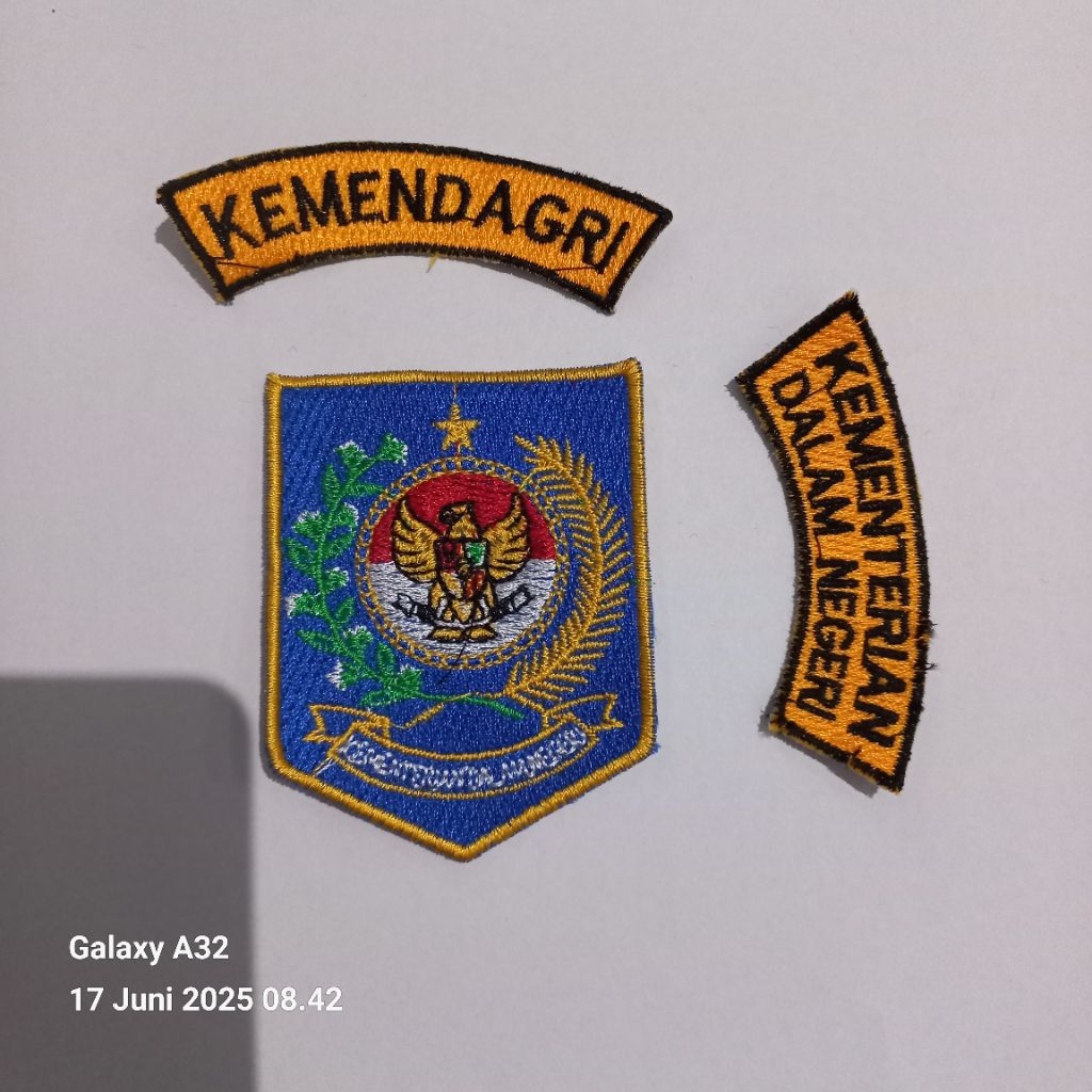 Logo Bordir Kemendagri / Logo Kemendagri / Bordir Logo Kemendagri / Bordir Kemendagri / Atribut Keme