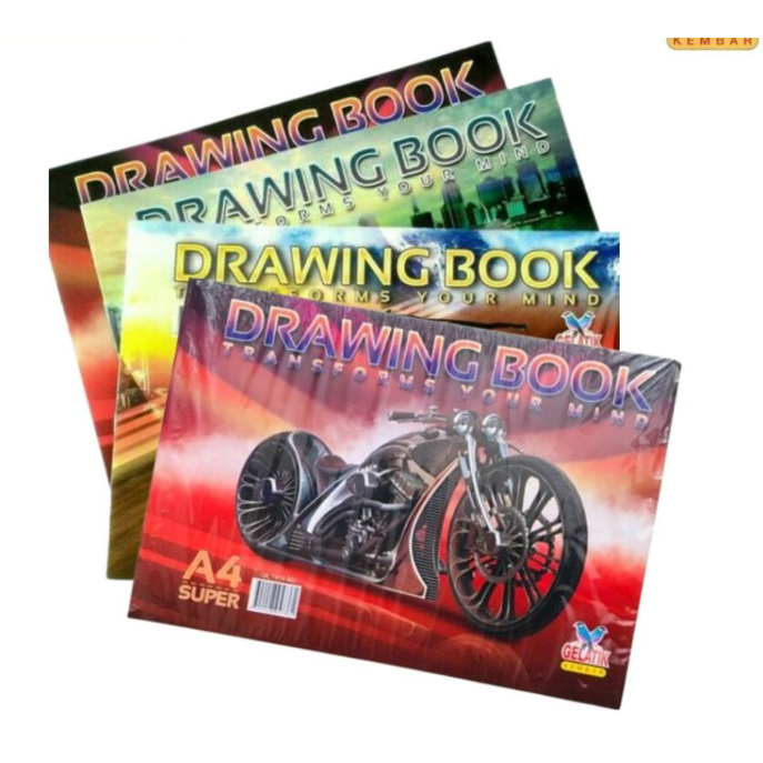 

DRAWING BOOK A4 GELATIK KEMBAR