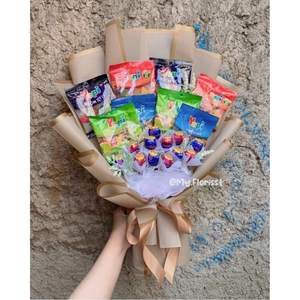 

Buket Snack Yupi & Chupa chups