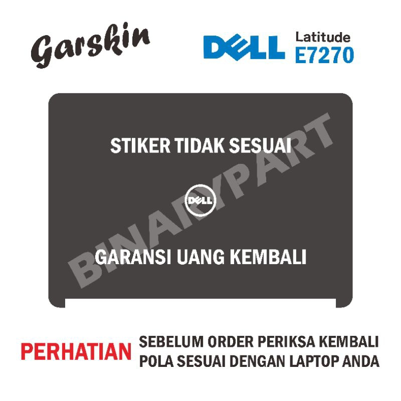 (3) GARSKIN LAPTOP DELL LATITUDE