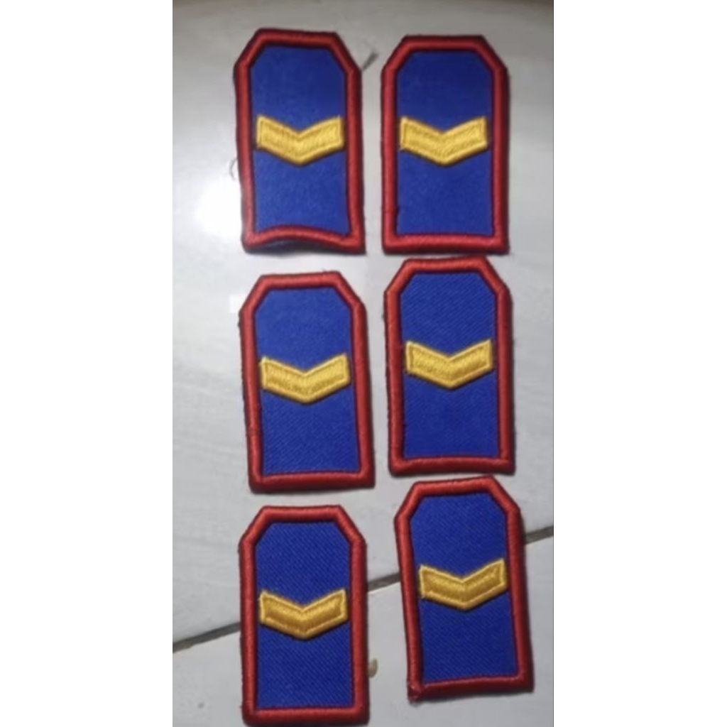 Pangkat Kerah Dishub Bordir Timbul