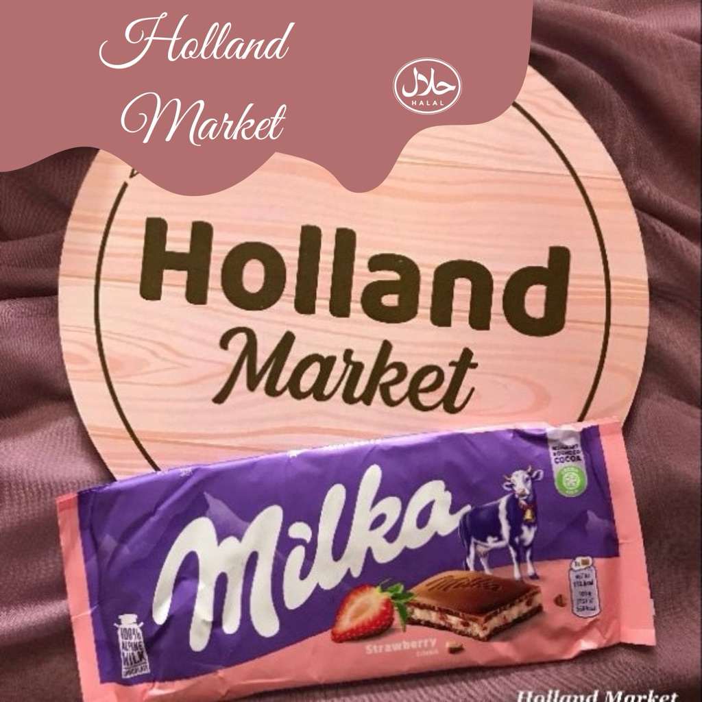 

Milka Strawberry 100gr Original Belanda