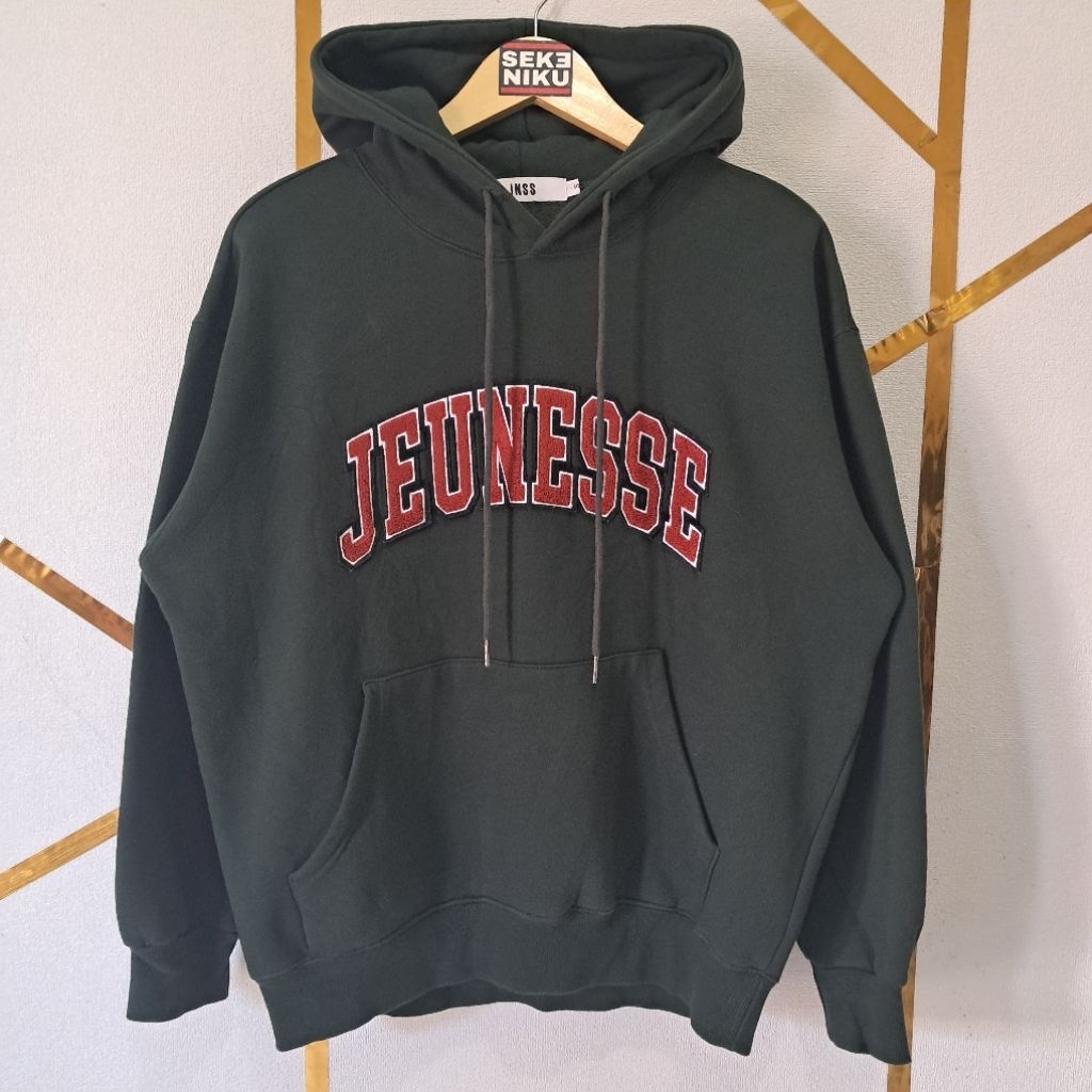 Hoodie JEUNESSE Idol KPop Lee Ji-eun IU & Jinyoung GOT7 bahan fleece tebal like new
