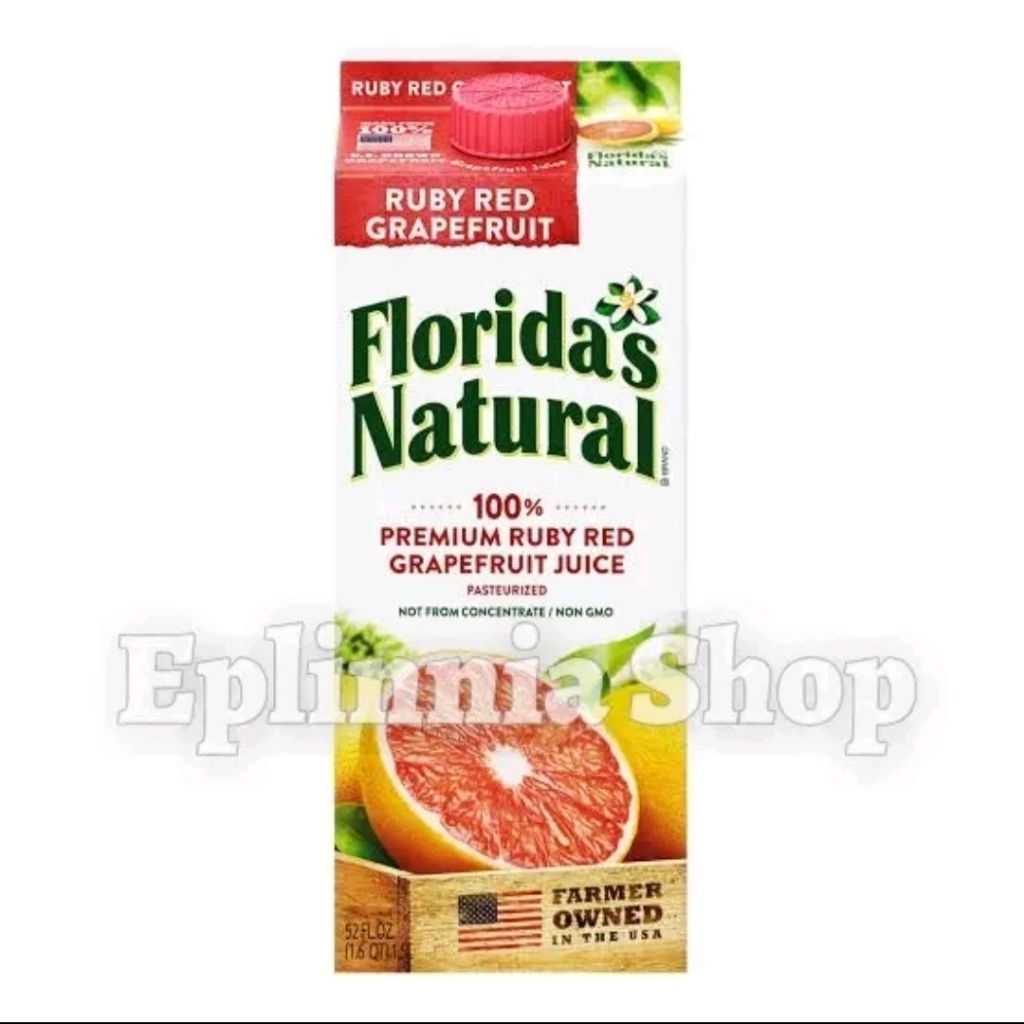 

Floridas Natural 100% Premium Ruby Red Grapefruit Juice 1.5 Liter - Jus