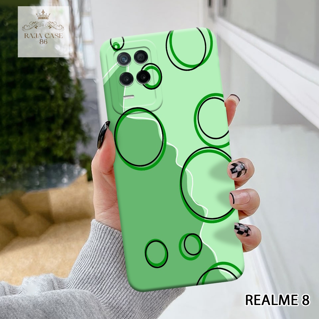 Case Realme 8 - Rajacase - casing Realme 8 - Motif case Cartoon - Pelindung handphone - Realme 8 - S