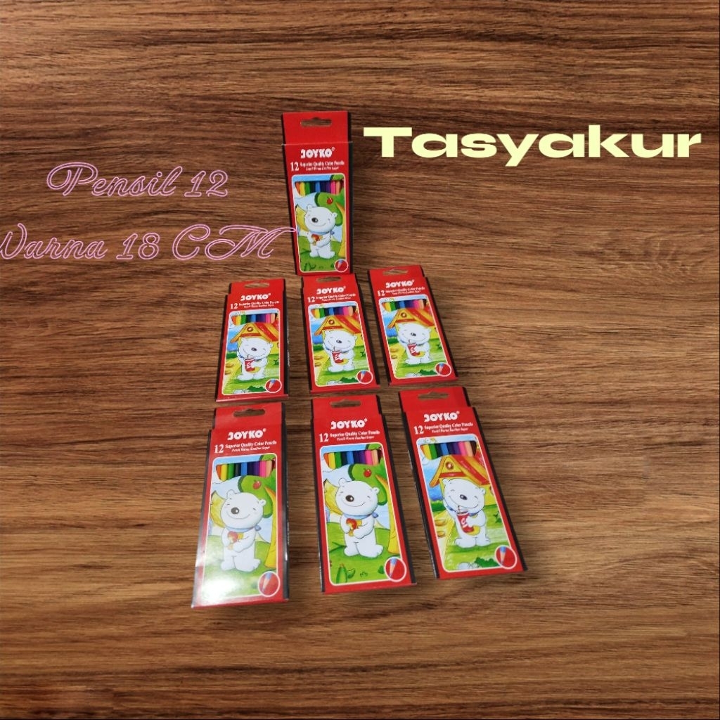 

JOYKO PENSIL WARNA 12 PCS PANjANG 18 cm JOYKO CP 12 warna