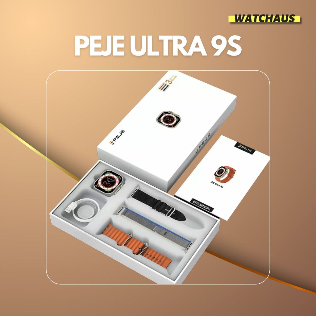 SMARTWATCH PEJE ZW ULTRA 9S EXTRA STRAP ORIGINAL ORANGE BLACK