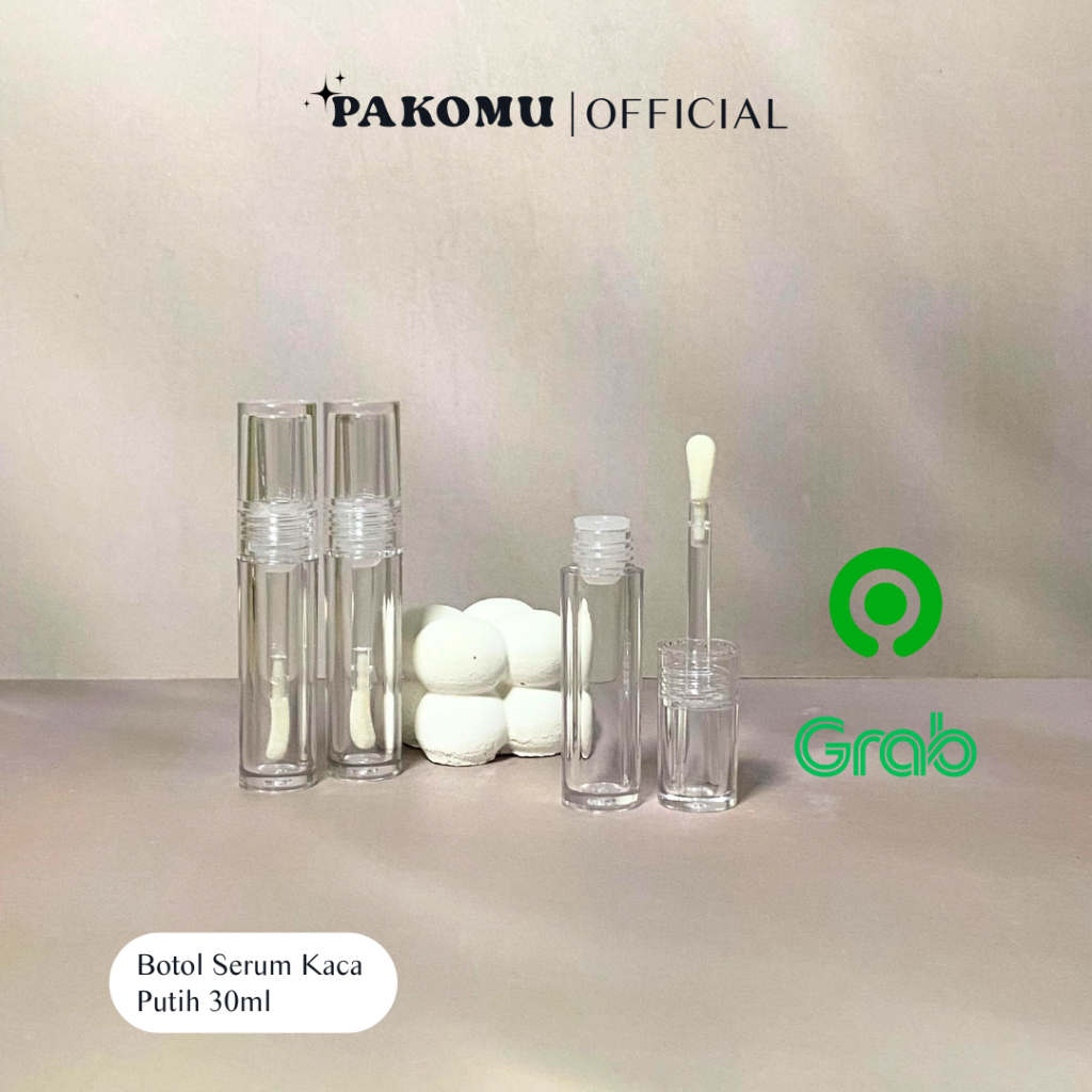 Botol Lip Serum Transparan 4ml PETG/ Botol Lip Gloss 4ml/ Botol Lip Product Kosong 4ml Termurah