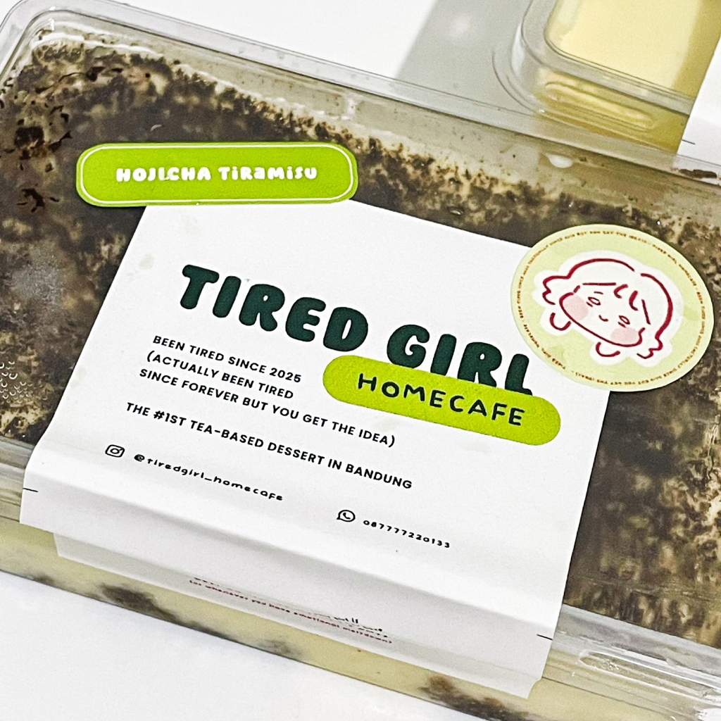 

Hojicha Tiramisu | Tired Girl Home Cafe | Tiramisu Dessert | Minuman