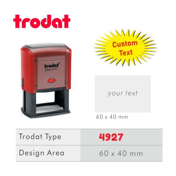 

Stempel Otomatis Printy 4927 / Custom Design