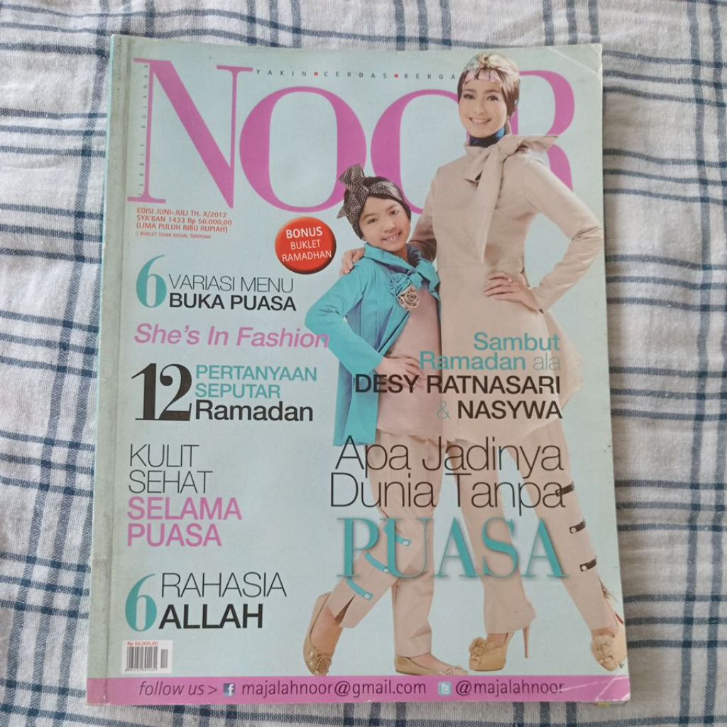 MAJALAH NOOR EDISI JUNI JULI 2012 - APA JADINYA DUNIA TANPA PUASA