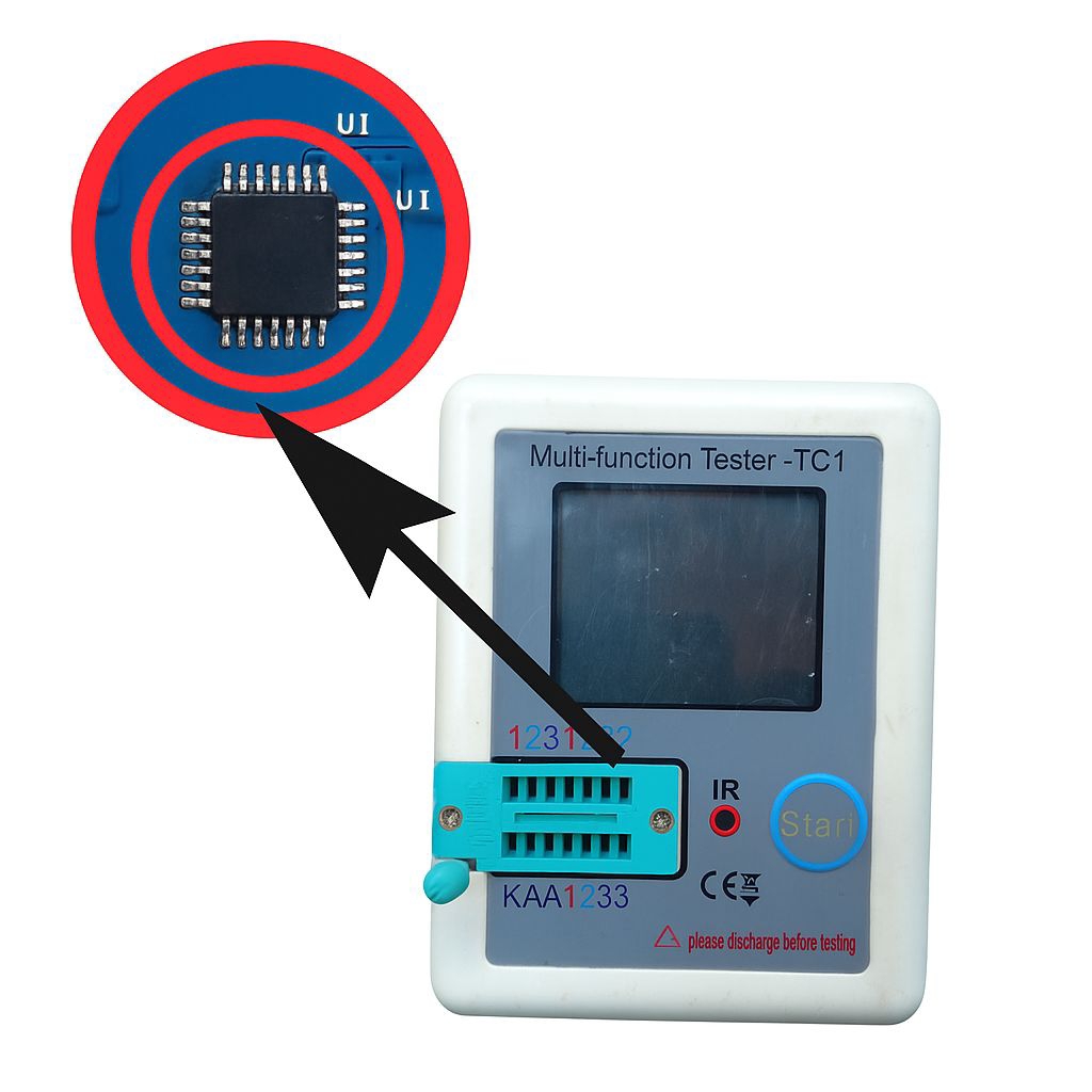 Jtterang Pengganti Ic Lcr Tc1 Esr Tc1 Pcb Biru Berisi Firmware