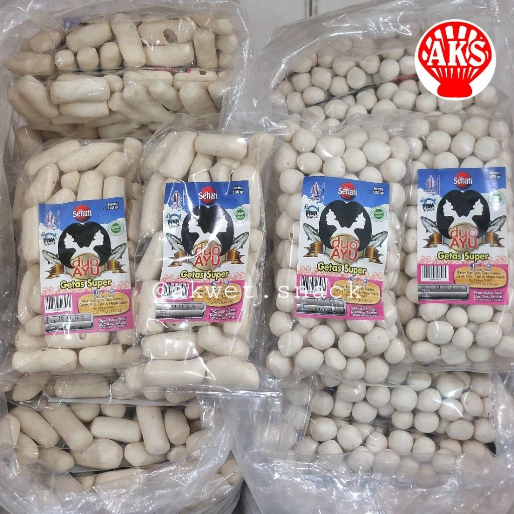 

Getas ikan cap Duo Ayu 100gr makanan khas Bangka
