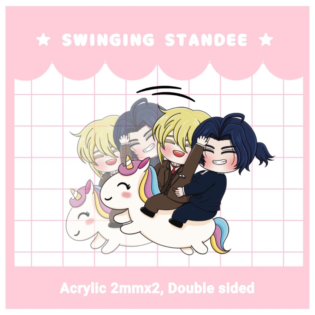 SWINGING STANDEE - SHERLIAM, WILLIAM JAMES MORIARTY, SHERLOCK HOLMES, MORIARTY THE PATRIOT