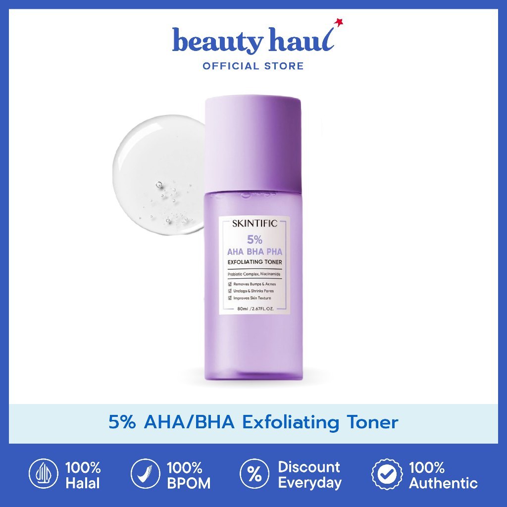 [CLEARANCE SALE] SKINTIFIC 5% AHA/BHA Exfoliating Toner