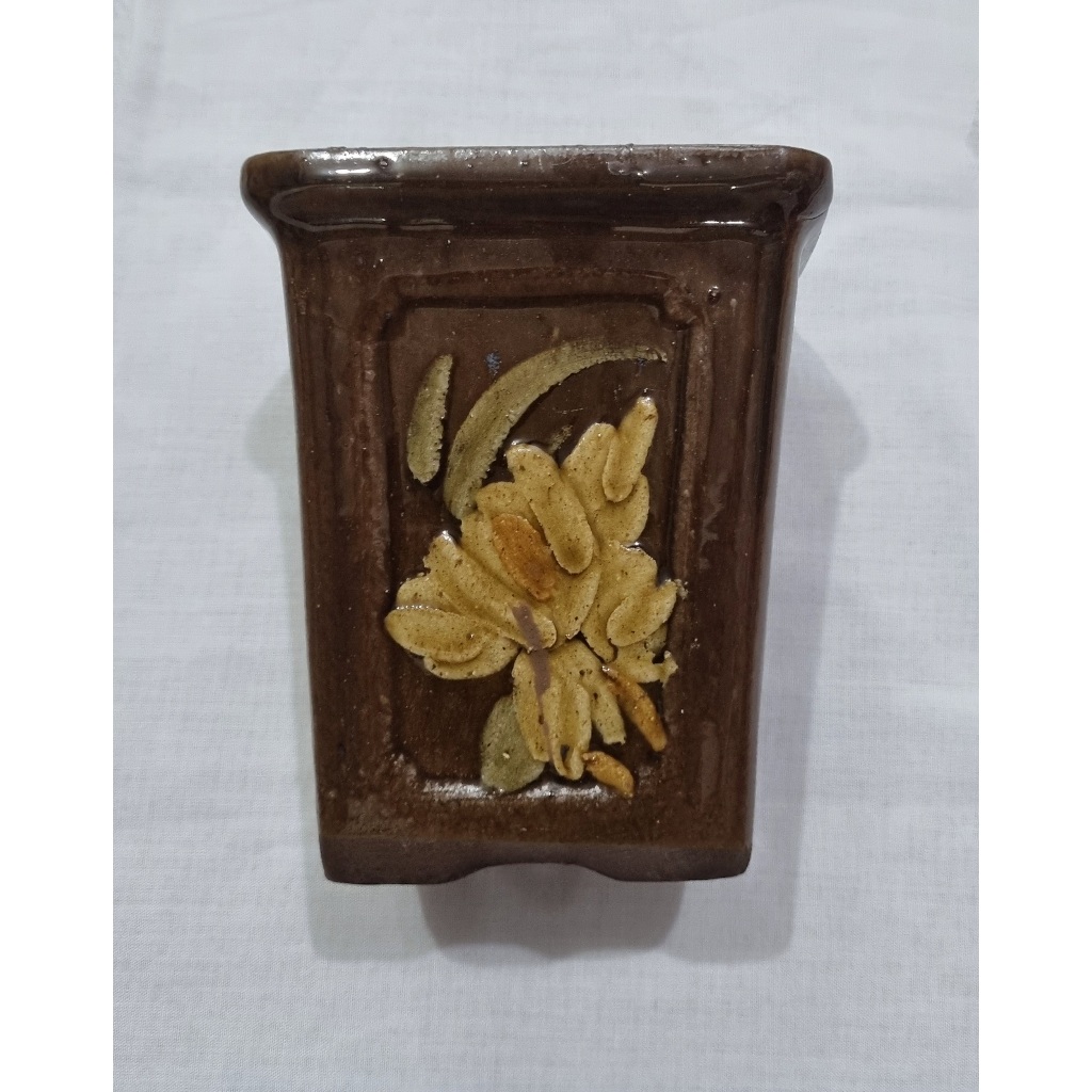 Pot Keramik/ Pot Bonsai/ Pot Bunga Tinggi 13 Cm