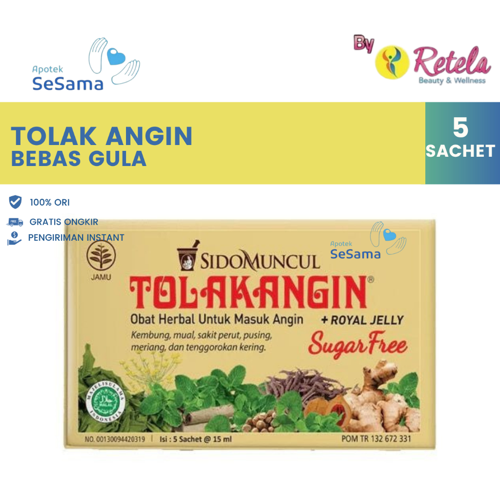 

TOLAK ANGIN BEBAS GULA 15ML