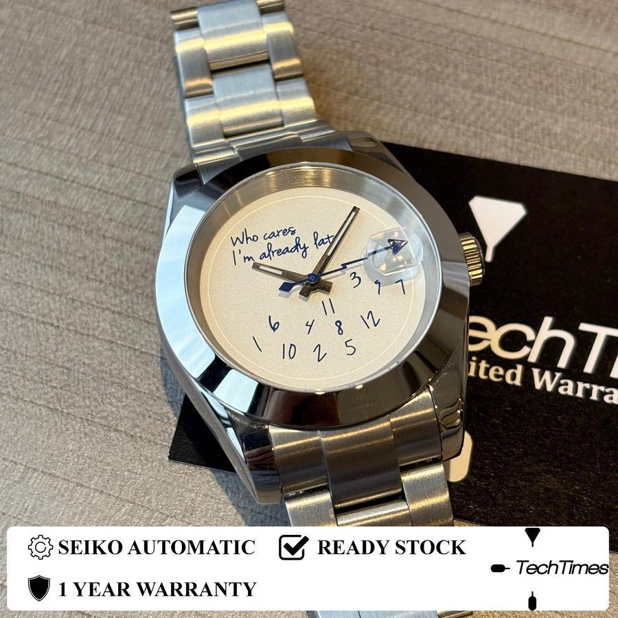 Seiko Datejust Mod Jubilee Who Cares White Datejust NH35 Automatic 36MM