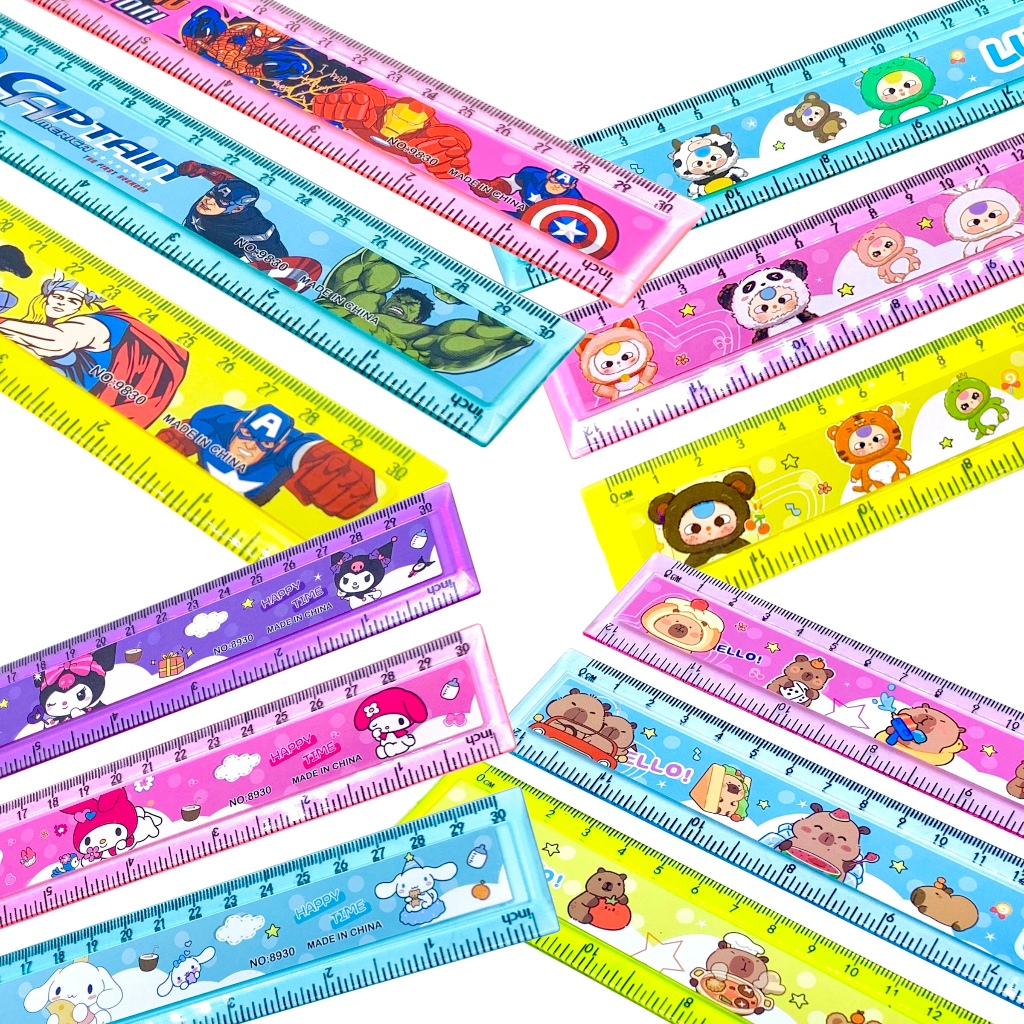 

(30CM) PENGGARIS SUPER HERO BABY THREE CAPYBARA SANRIO / RULER KARAKTER