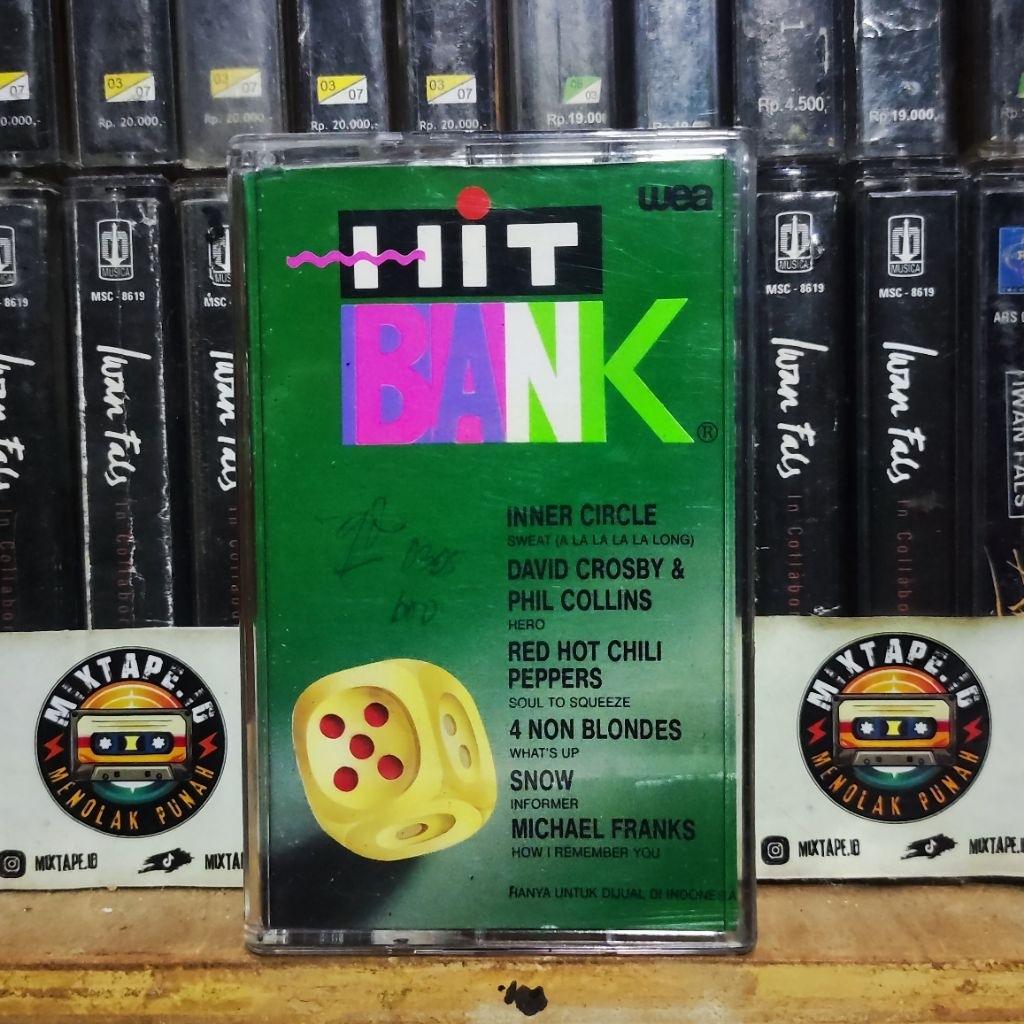 Kaset Pita - Hit Bank 5 - Kompilasi Barat - Inner Circle - David Crosby & Phil Collins - Red Hot Chi