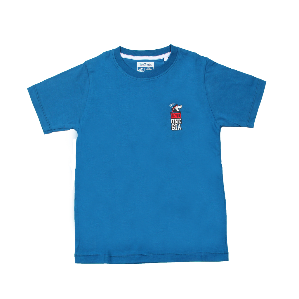 Twist Kids - Abimanyu NC, Saya Indonesia Series, Kaos Oblong Lengan Pendek Anak Laki-Laki