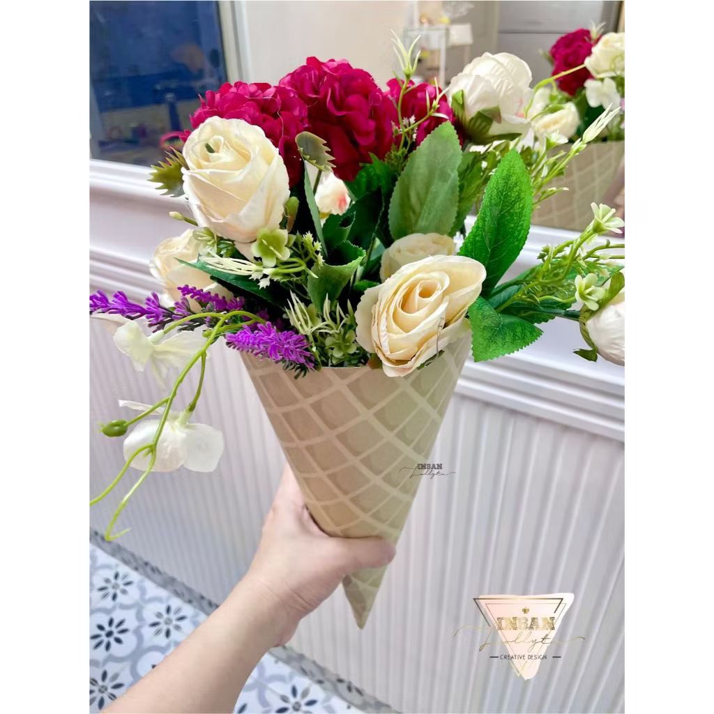 

Kertas Buket bunga balon cone paper