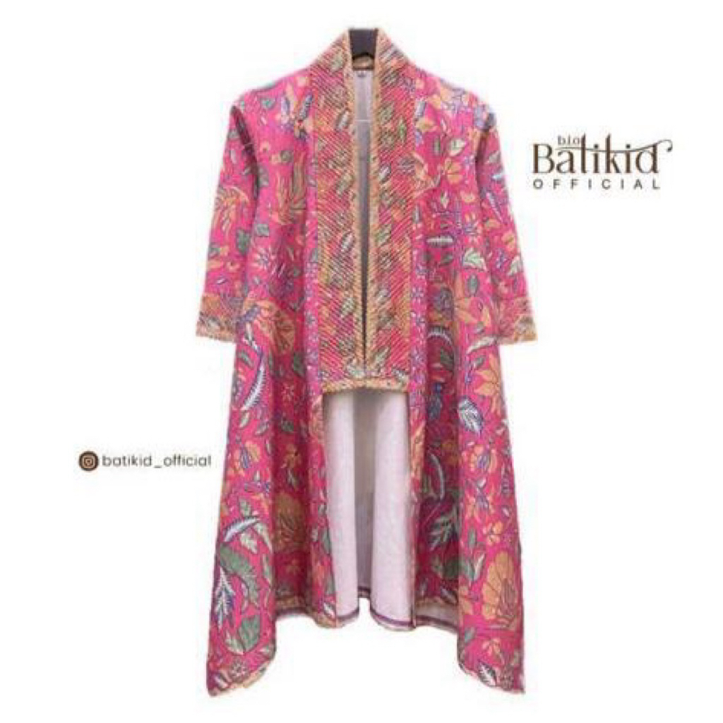 BATIKID OFFICIAL - outer batik sikat / batik seset tiga negeri / outer batik hijab